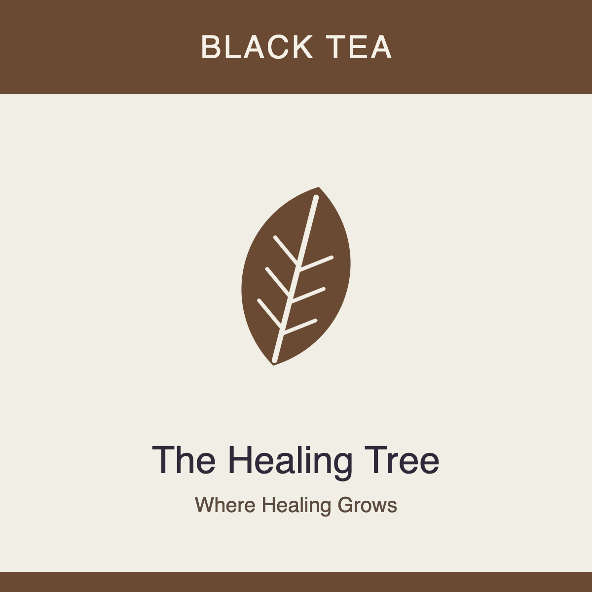 The Healing Tree black tea, product photo coming soon