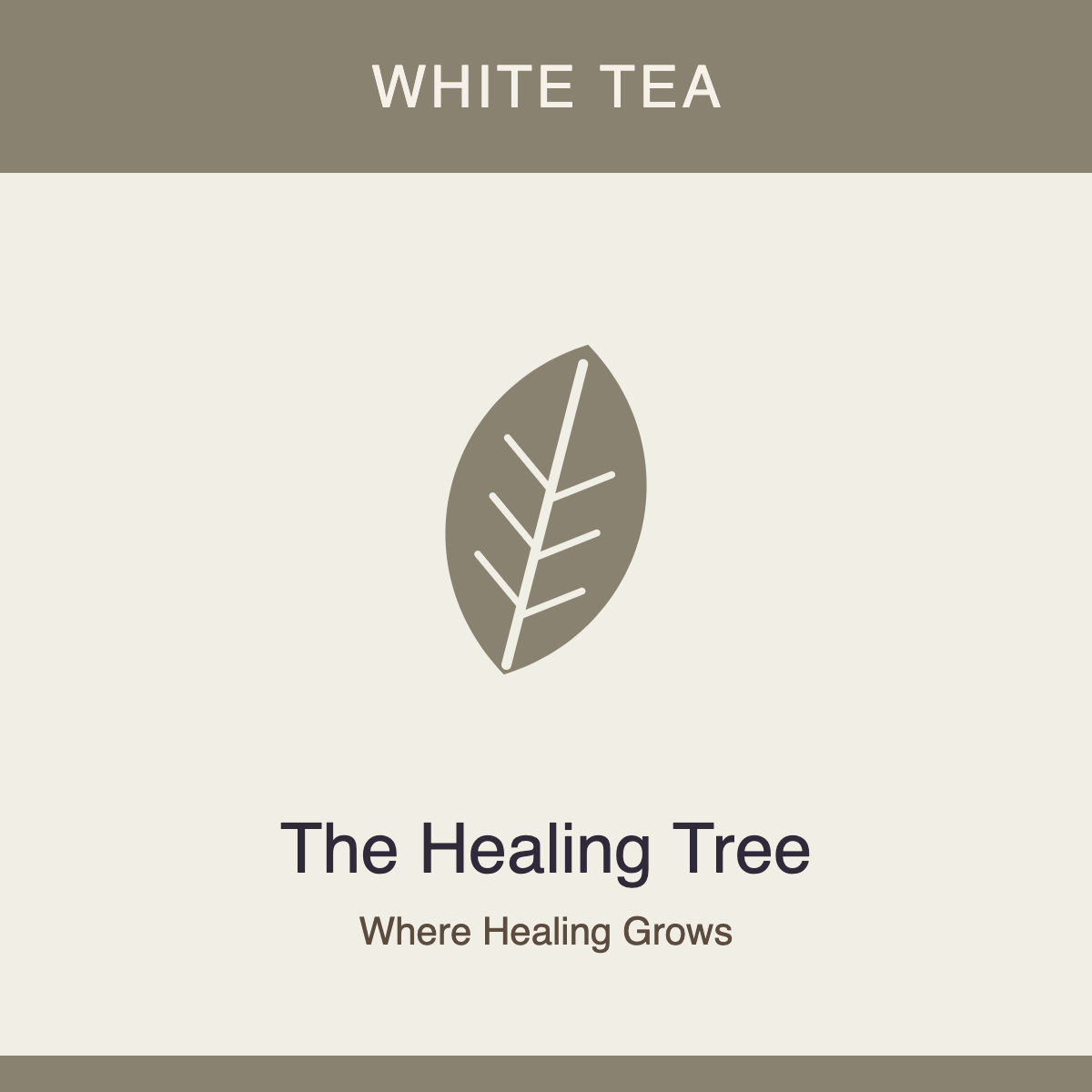 The Healing Tree white tea, product photo coming soon