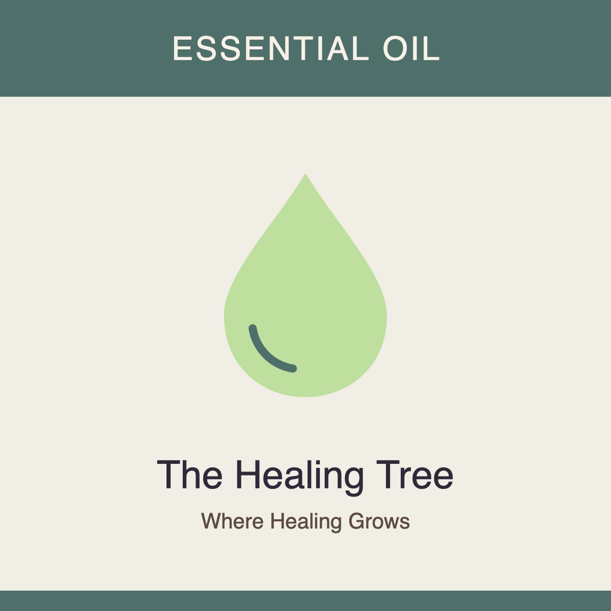 The Healing Tree essential oil, product photo coming soon
