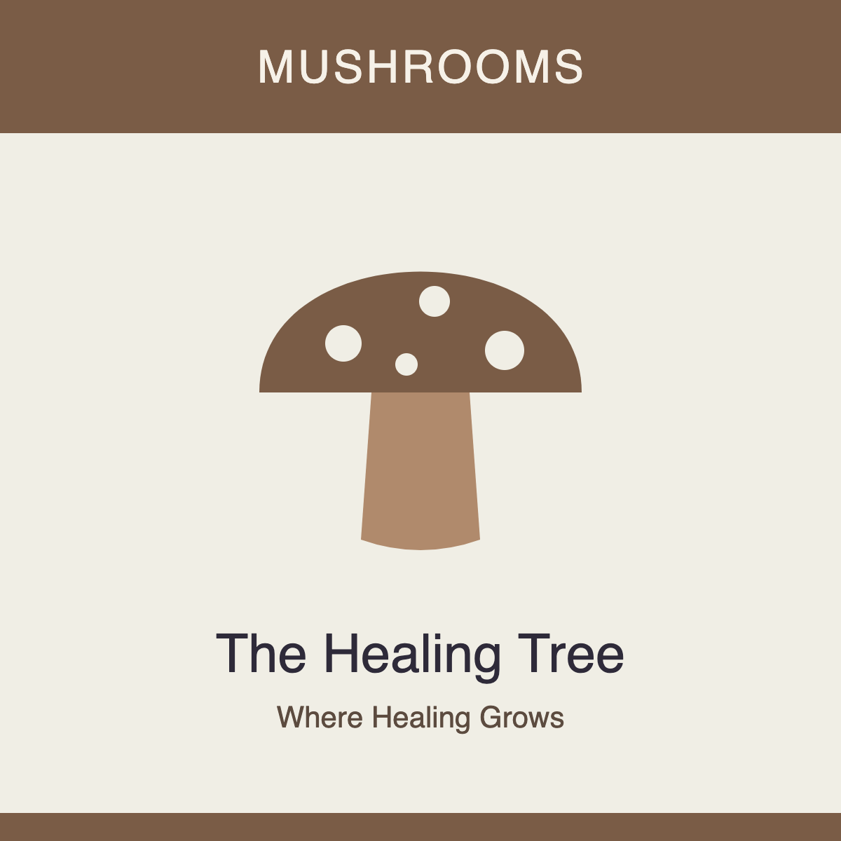 The Healing Tree mushrooms, product photo coming soon